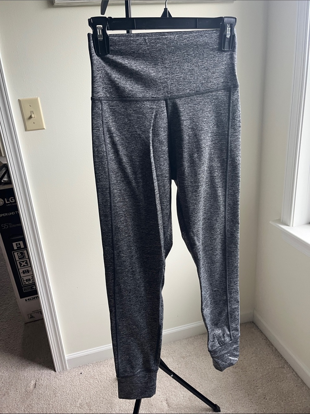 aerie Charcoal Heather High-Rise Leggings